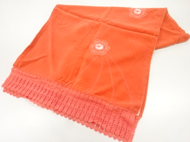 ビロードレース花模様ショール